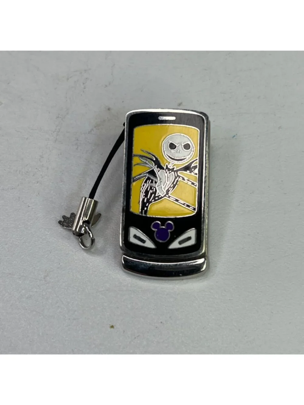 Disney Jack Skellington Cell Phone Slider NBC Collectible Pin From 2008